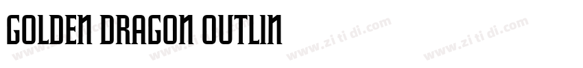 Golden Dragon Outlin字体转换